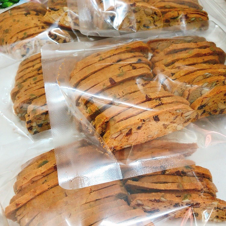 Bánh biscotti nguyên cám healthy