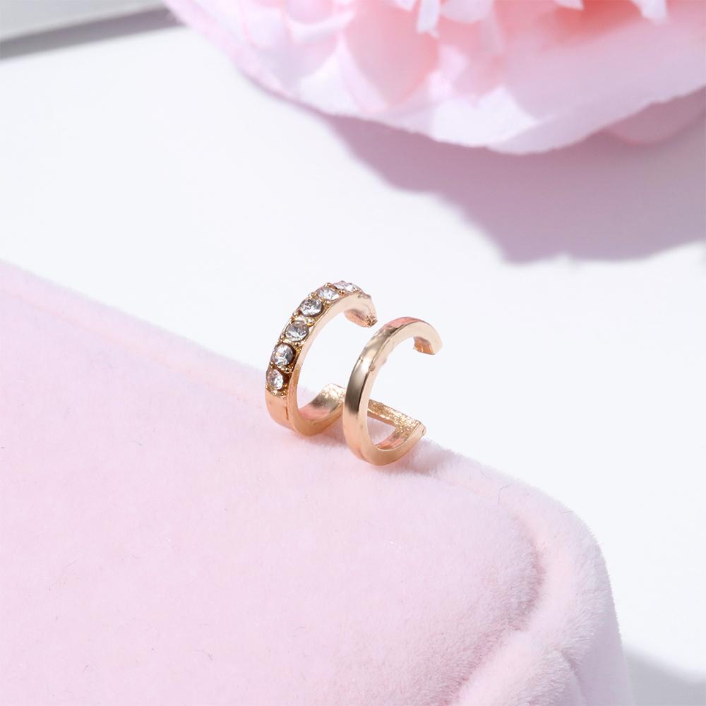 DIACHAVN Set 1 / 3 Khuyên Vành Tai Thời Trang Cá Tính Cho Nam Và Nữ
