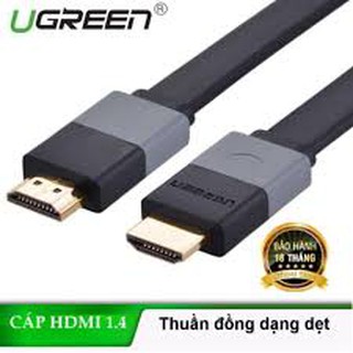 Cáp hdmi 1m dẹt chính hãng ugreen ug 30108