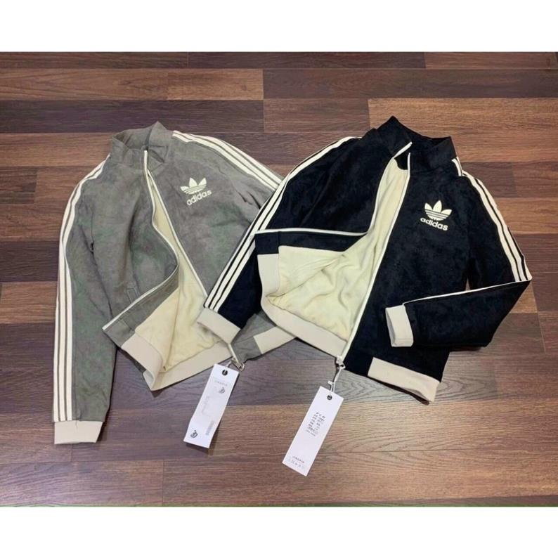 Áo Khoác Adidas Da Lộn Cao Cấp New 2021 Xịn