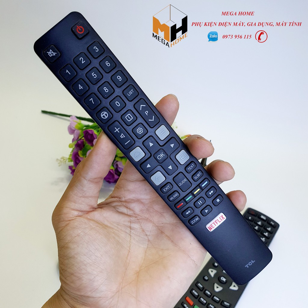 Điều khiển tivi TCL, Remote tivi TCL hàng đẹp, phím mềm