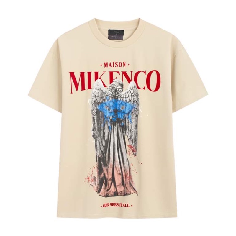 Áo phông ngắn tay MIKENCO GOD SEES IT Tshirt