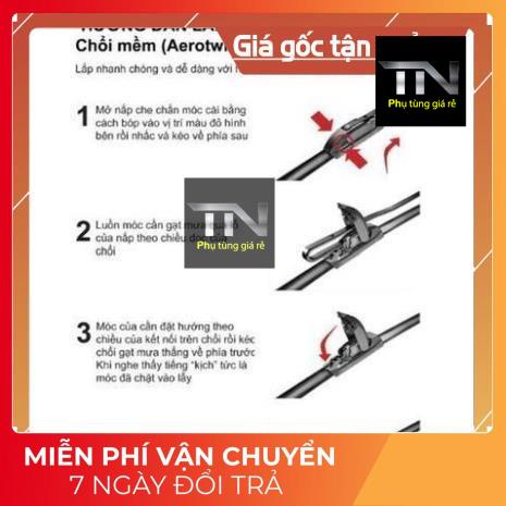 Gạt mưa, gạt nước mềm BOSCH SILICON