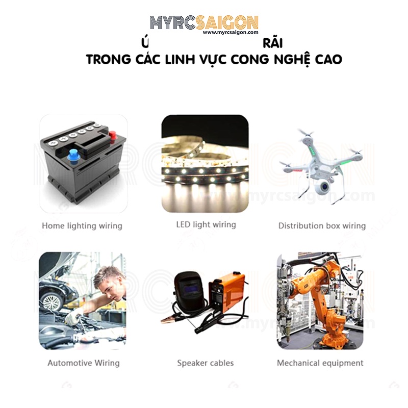 DÂY ĐIỆN SILICON 28 | 26 | 24 | 22 | 20 | 18 | 16 | 14 AWG