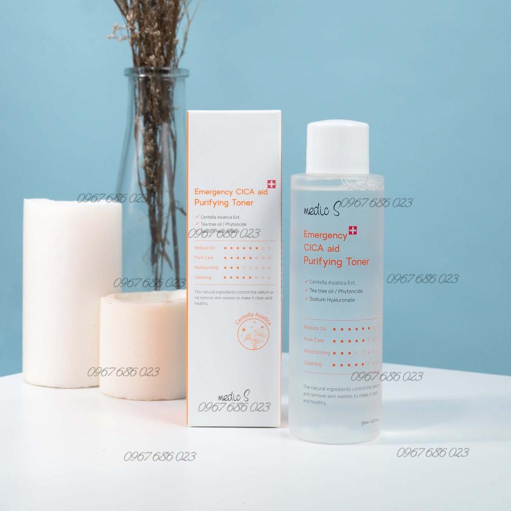 Nước hoa hồng Medic S Emergency cica and punfying toner
