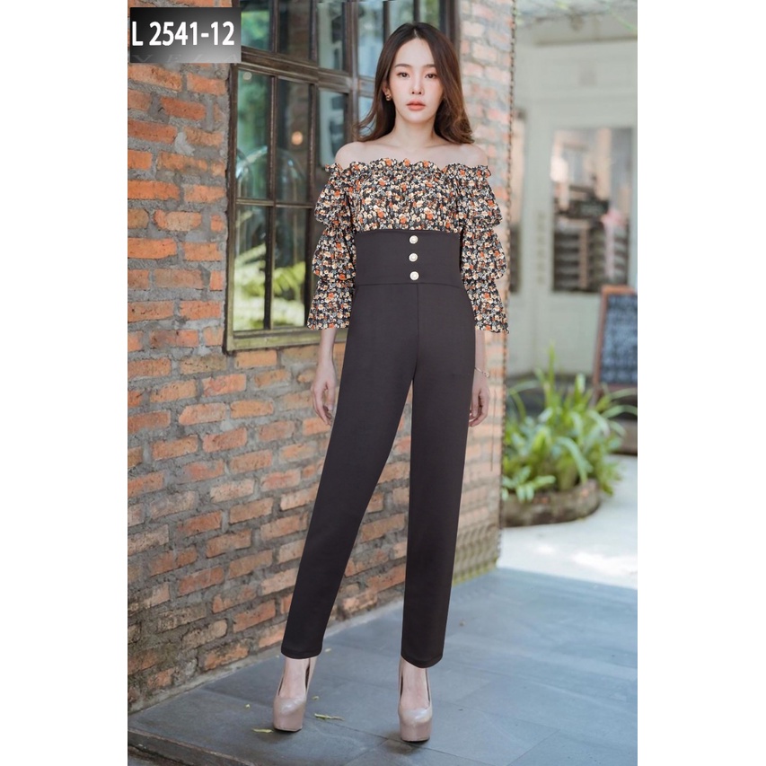 Thời Trang Joanne | Áo Liền Quần Cao Cấp Sabrina Scuba | Áo Liền Quần Voan | Áo Liền Quần Nữ Hiện Đại Mới Nhất (2541-12)