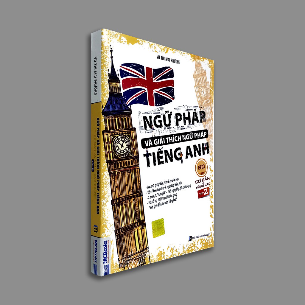 Sách - Ngữ pháp và giải thích ngữ pháp tiếng Anh 80/20 cơ bản và nâng cao tập 2 | BigBuy360 - bigbuy360.vn