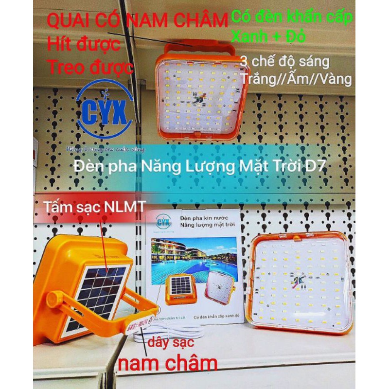 Đèn Led Năng Lượng Mặt Trời Dung Lượng Pin 9H