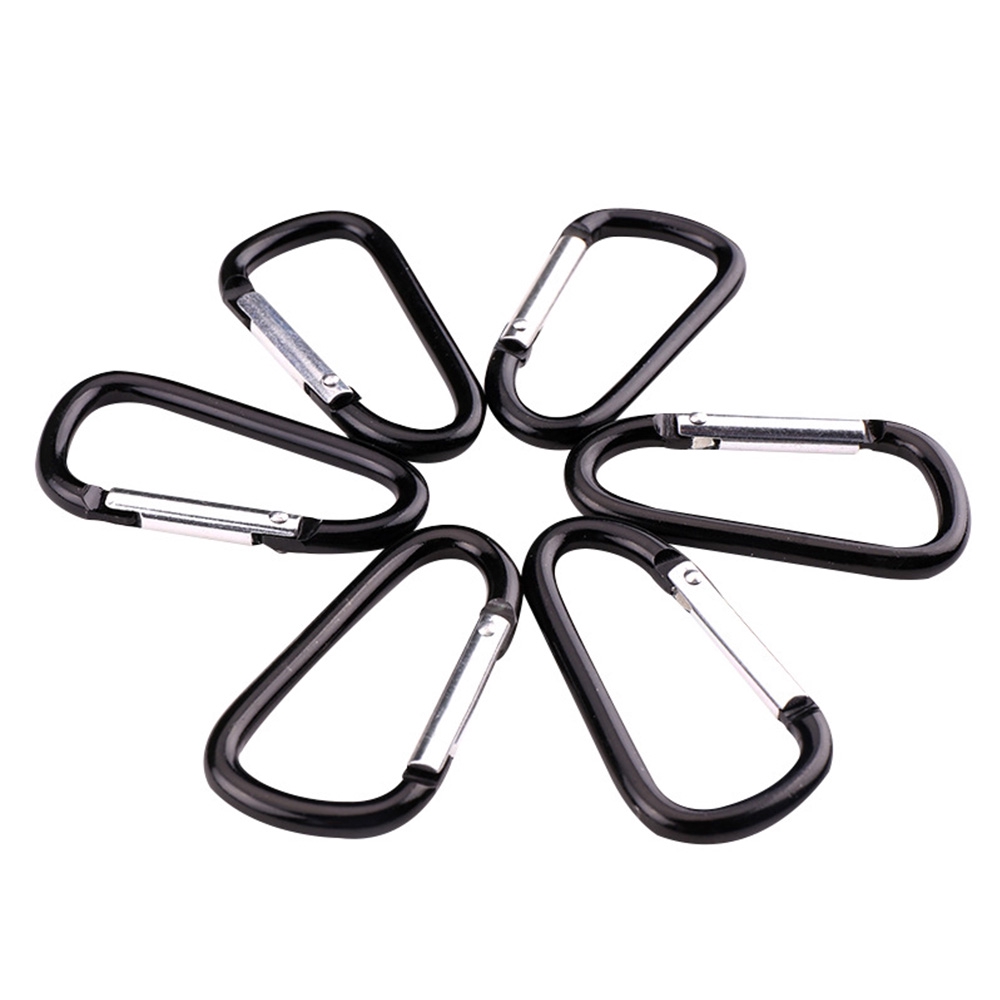 MUVAKO Bộ 5/10 Nút Nhôm Màu Đen An Toàn Chất Lượng Cao Cho Leo Núi Thể Thao