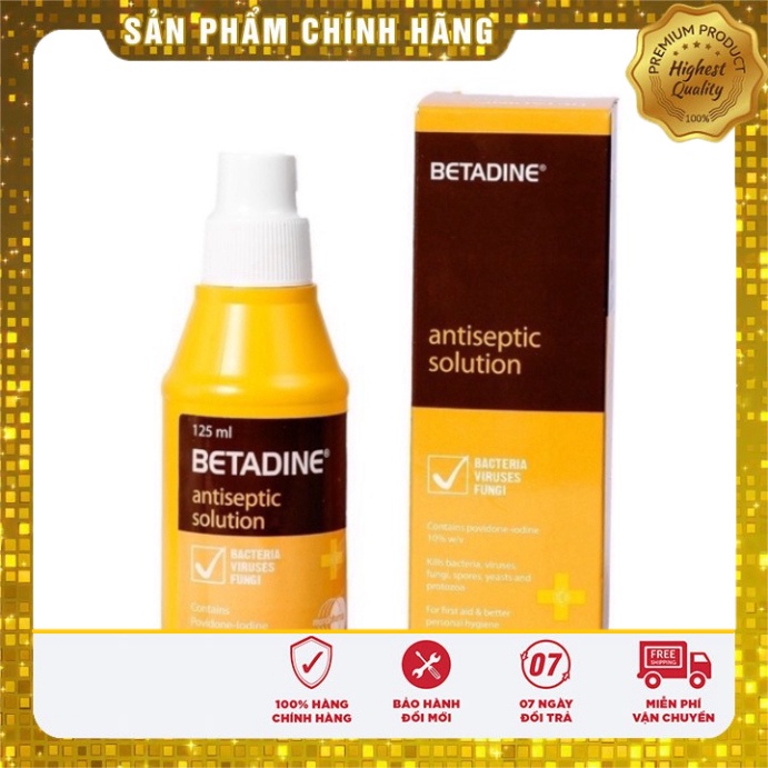 [Hàng Chính Hãng] Dung dịch sát khuẩn Betadin 10%  Date mới