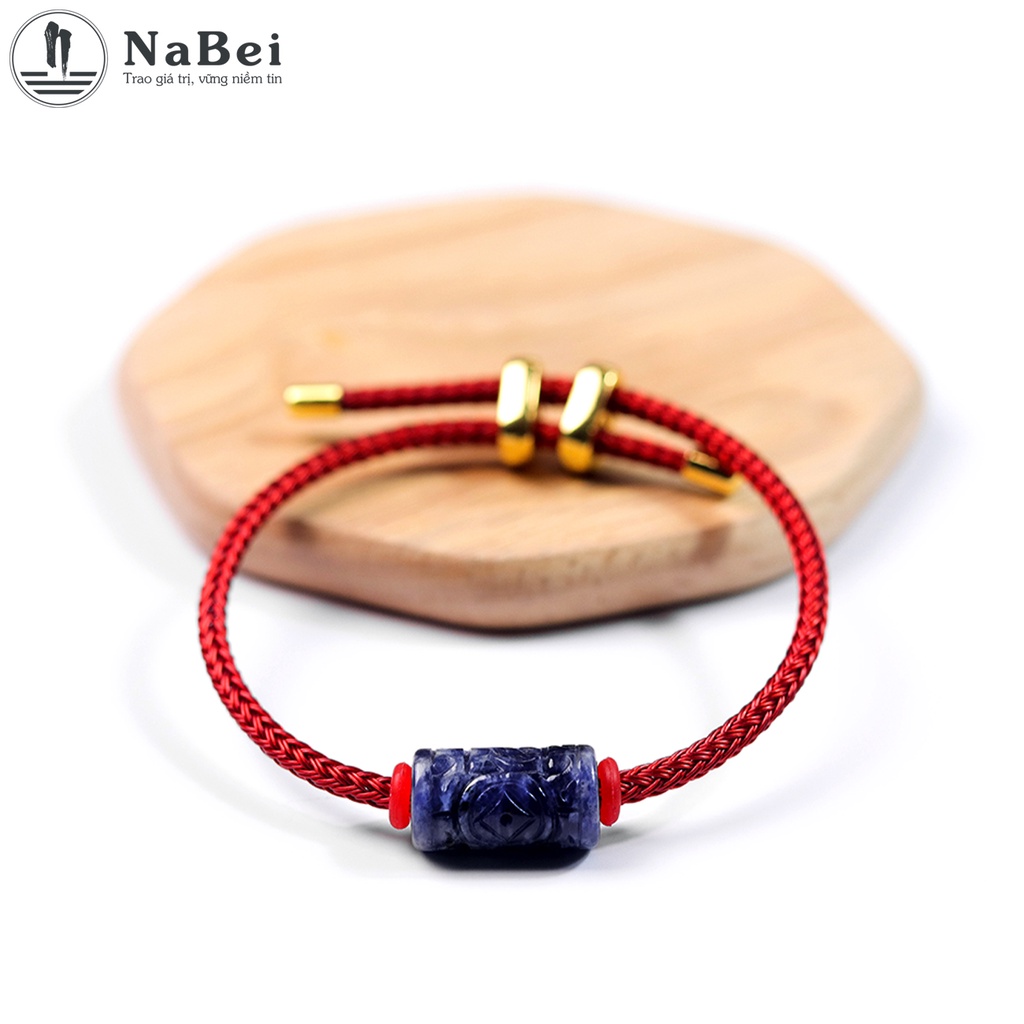 Vòng Tay Lu Thống Đá Lapit Tự Nhiên Phù Hợp Mệnh Thủy, Mộc Cho Nam Nữ NB201 - Phong Thuỷ NaBei Store