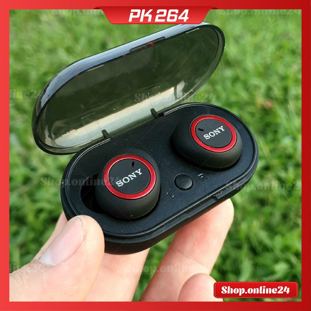 [Bảo hành 6th] Tai nghe Bluetooth Đen Sony sport TWS-D76 Rất ấm Bass-treble rõ ràng | BigBuy360 - bigbuy360.vn