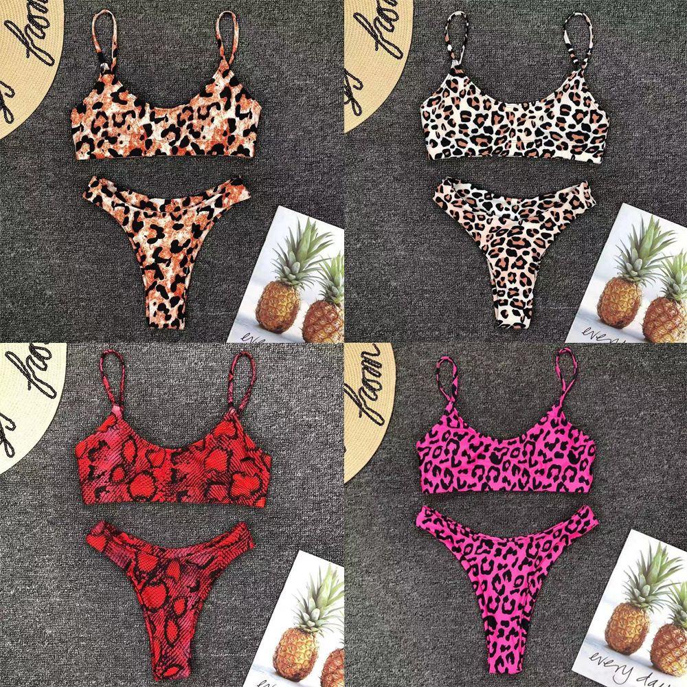 LET Bộ Đồ Bơi Hai Mảnh Hở Lưng Quyến Rũ Thời Trang Cho Nữ