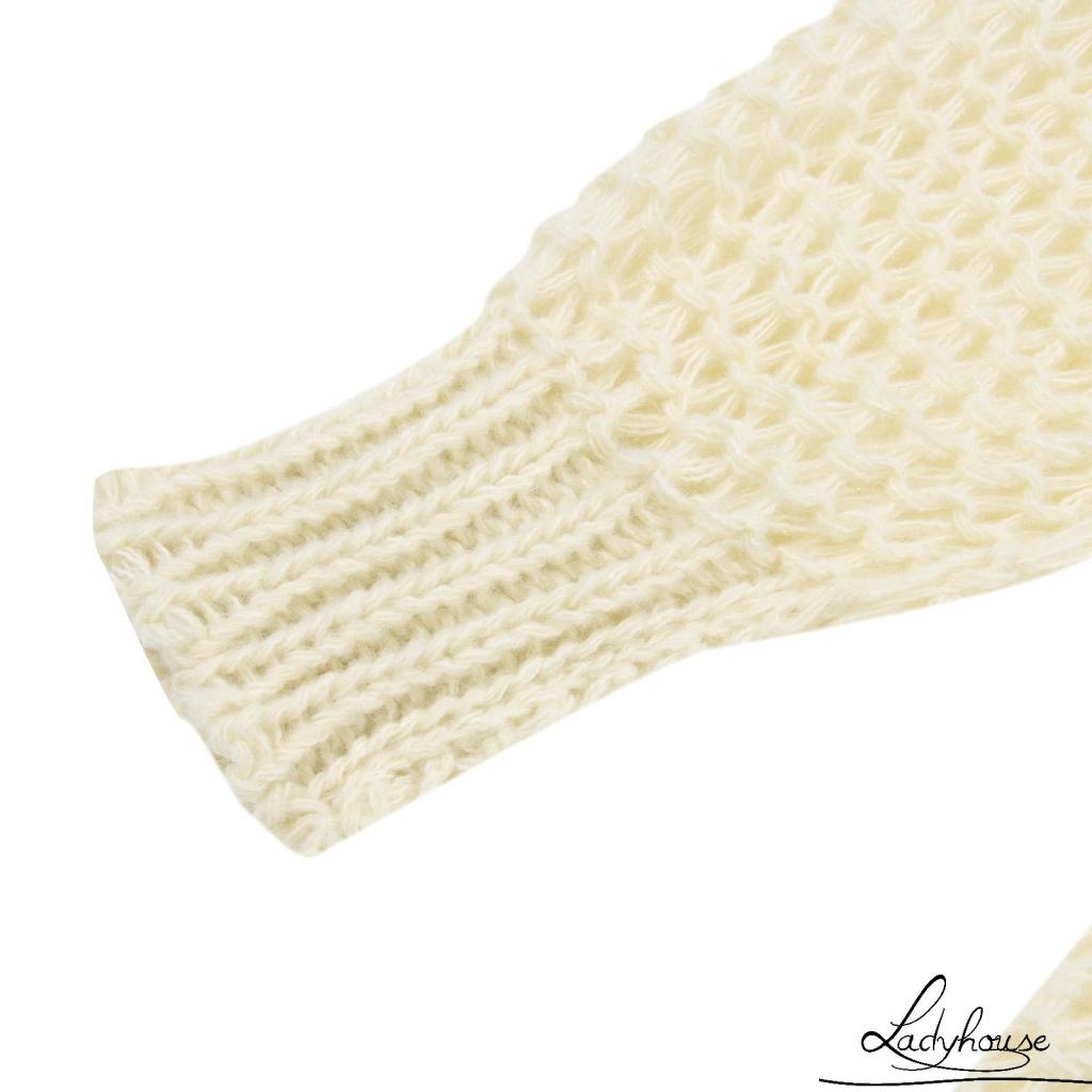 Áo khoác ngoài bikini dệt kim thiết kế khoét rỗng gợi cảm cho nữ