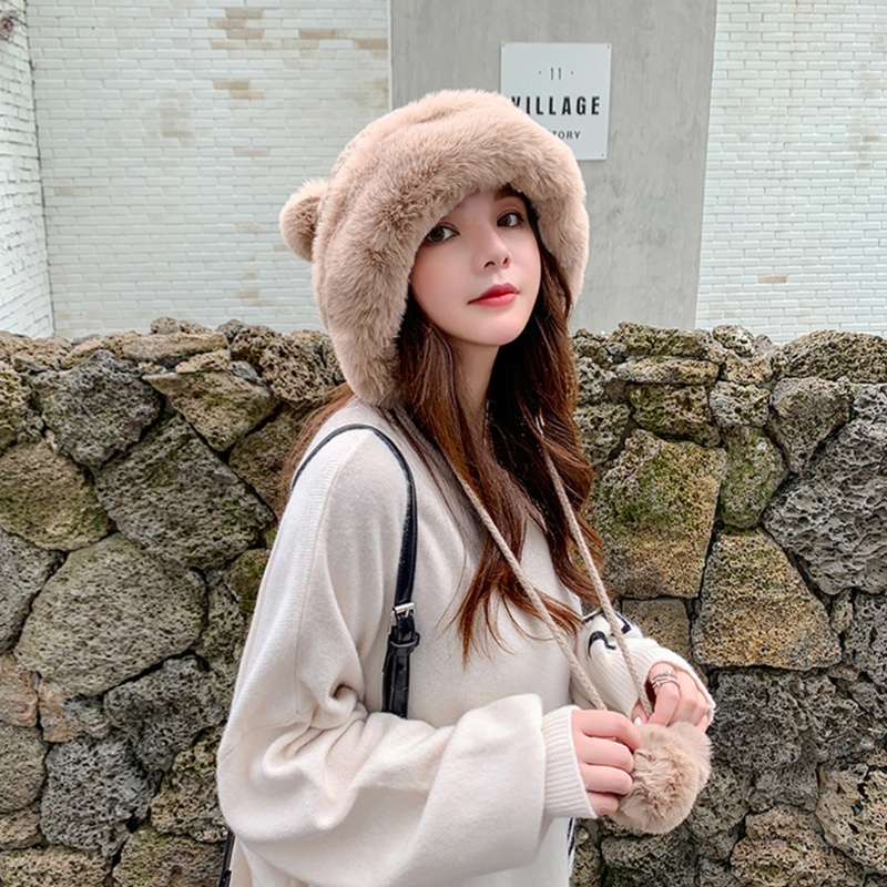 Mũ beanie Trùm Đầu Ấm Áp Thời Trang Thu Đông