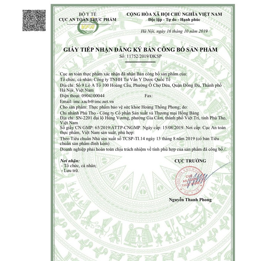 Hoàng Thống Phong – Hỗ trợ điều trị gout, giảm nồng độ acid uric (Hộp 60 viên)