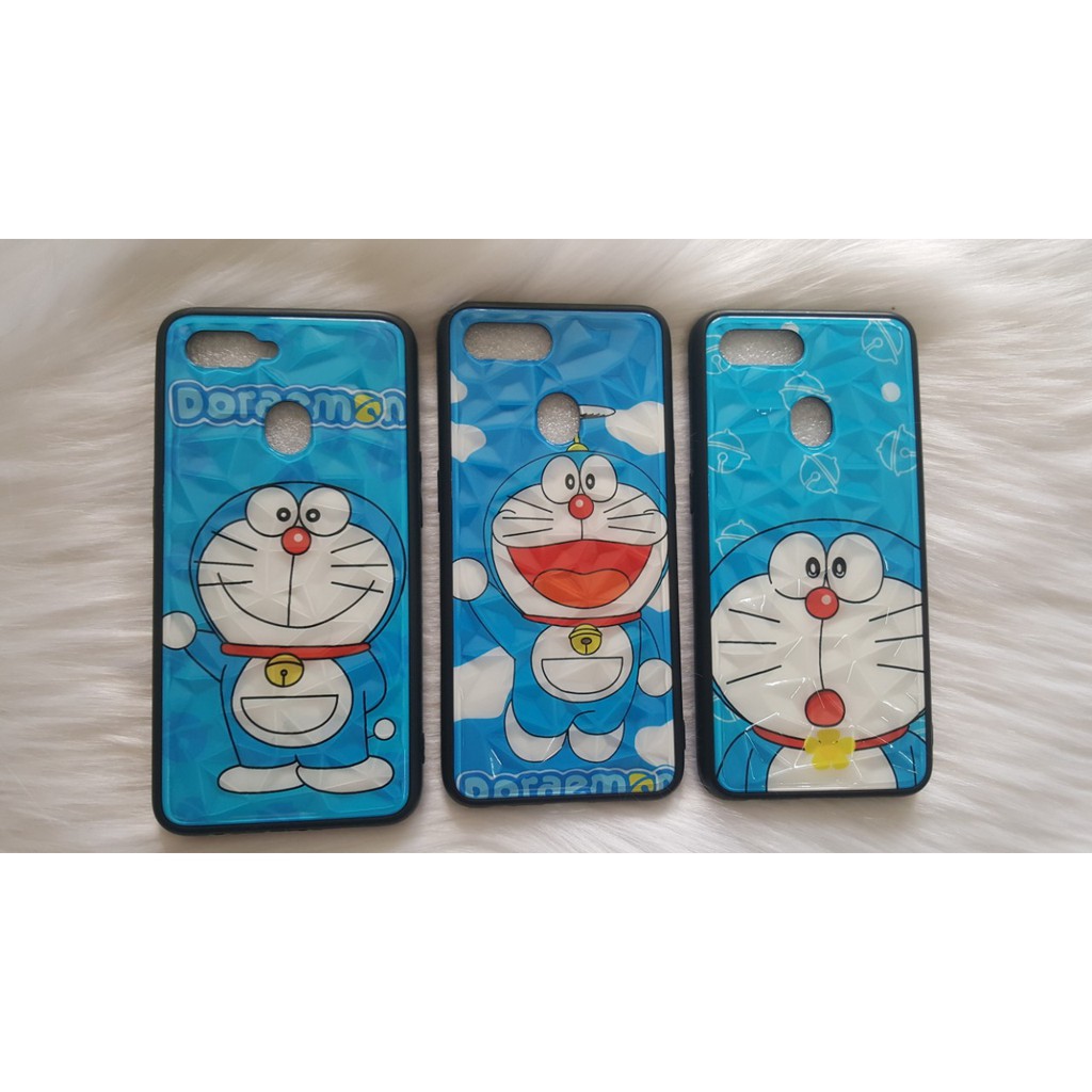 Ốp lưng 3D kim cương Doraemon Oppo F9/A5S/A12