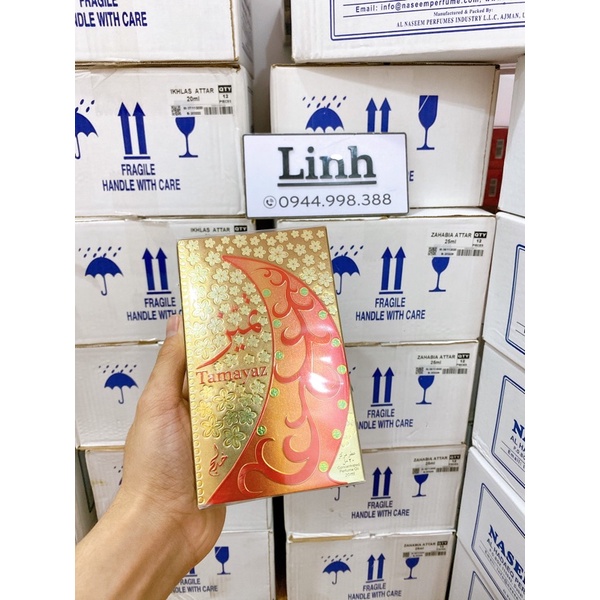 tinh dầu nước hoa dubai Tamayaz Gold nam và nữ