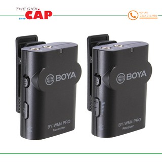 Micro Không Dây Dành Cho Điện Thoại Và Máy Ảnh BOYA BY-WM4 Pro-K1
