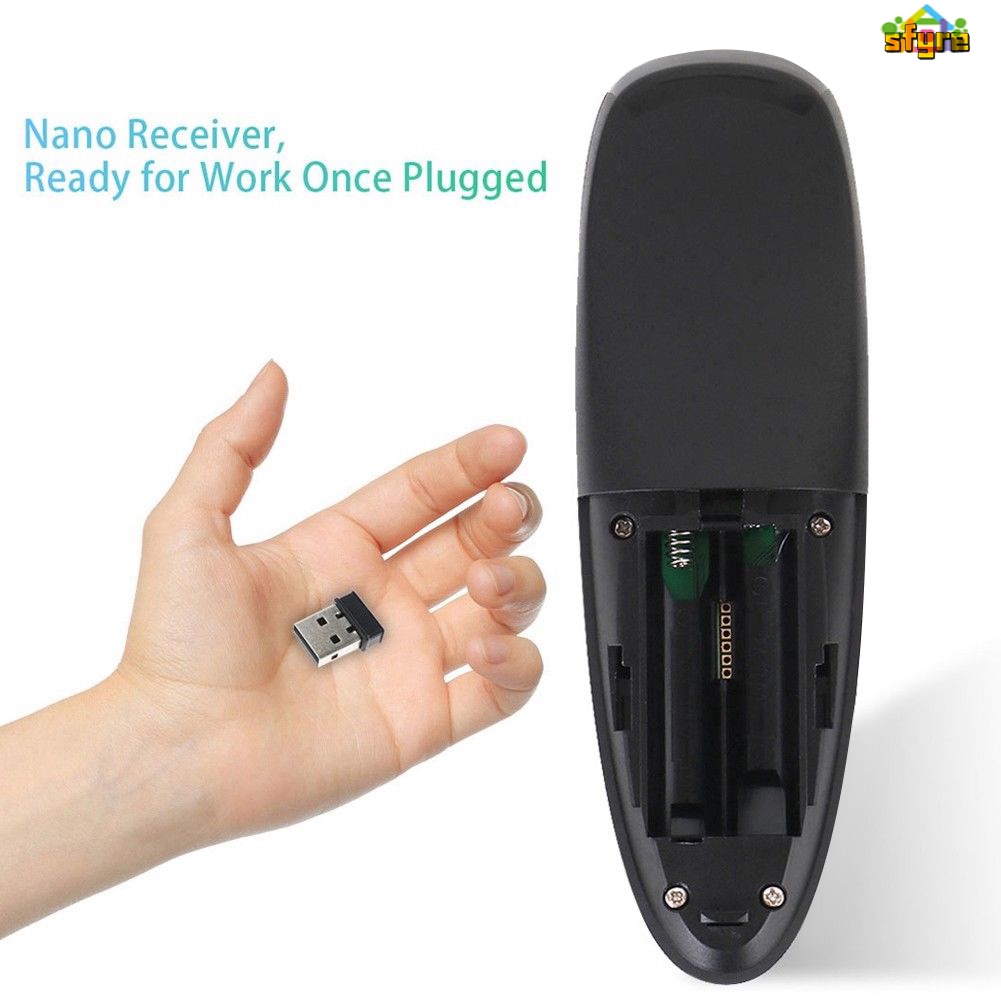 Chuột Không Dây 2.4Ghz Điều Khiển Bằng Giọng Nói Kết Nối USB Cho Android TV Box PC
