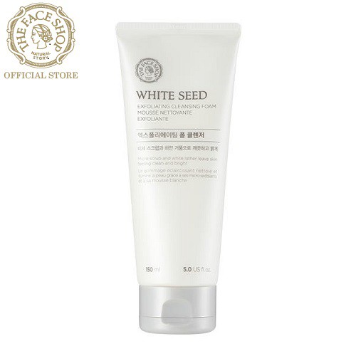 Sữa Rửa Mặt Làm Sáng Da TheFaceShop White Seed Exfoliating Cleansing Foam 150ml