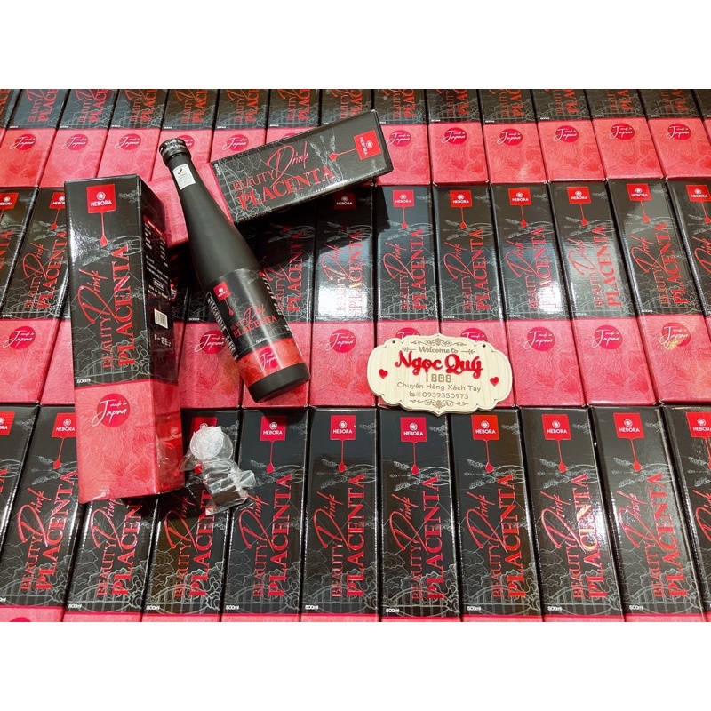 [Chính_hãng]Collagen Hebora Placenta Nhật Bản Chính Hãng Nước Uống Tế Bào Gốc Nhau Thai Heo 450.000m