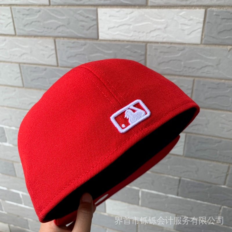 Mũ Lưỡi Trai Màu Đỏ Thêu Chữ Ny Yankees 59FIFTY plus size