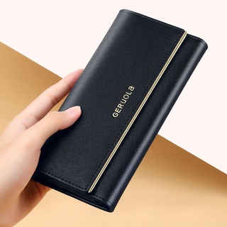 Ví Nữ Dài Da Bò Thật Cao Cấp Chống Đánh Cắp Thông Tin Thẻ