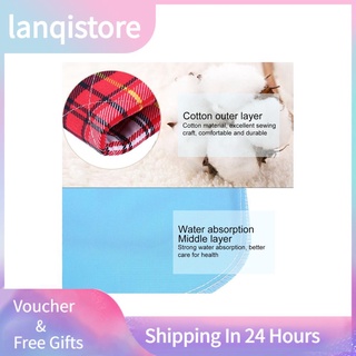 Lanqistore 80*90cm Resuable Adult Insert Liners Washable Thickening Elder Cloth Cotton Nappy Diaper Reusable