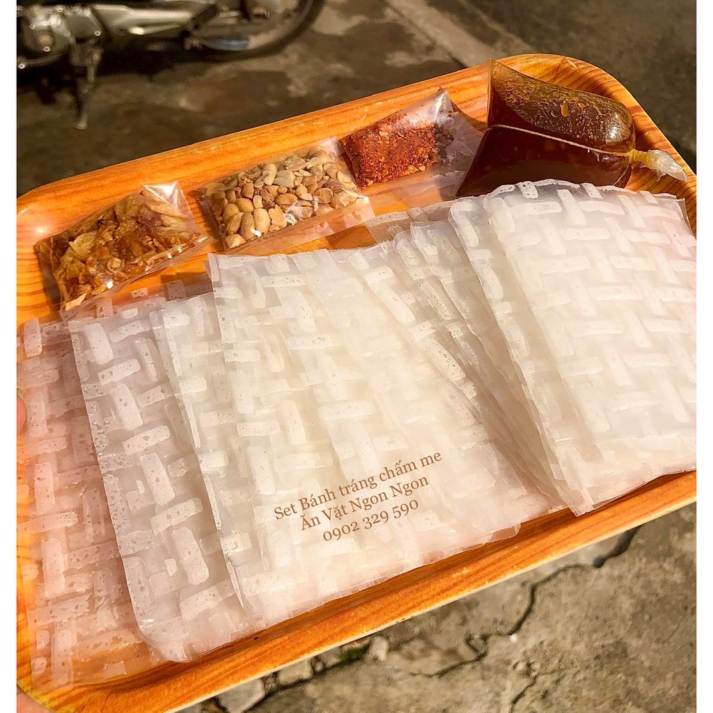 SET BÁNH TRÁNG CHẤM ME