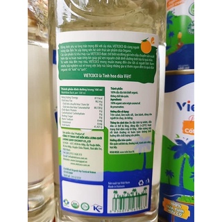 Dầu dừa vietcoco organic 500ml