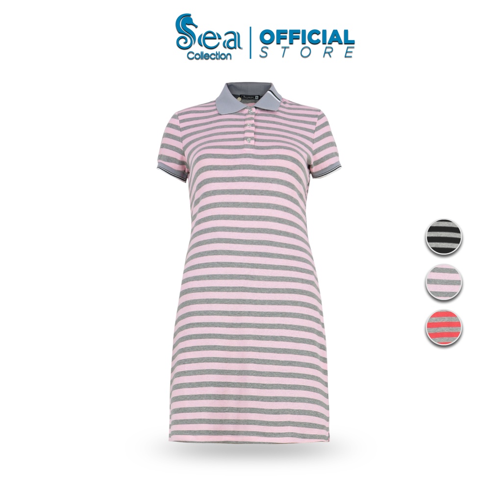 Đầm Polo Sọc Nữ Cặp Sea Collection 7389