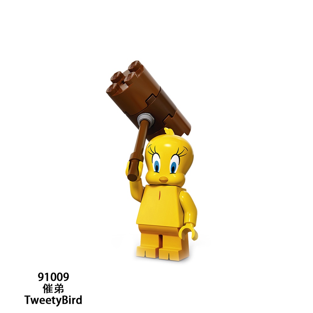 Minifigures Lắp Ráp Nhân Vật Trong Phim Hoạt Hình Looney Toons Bugs Bunny Marvin Daffy Duck Sylvester 91001-91012