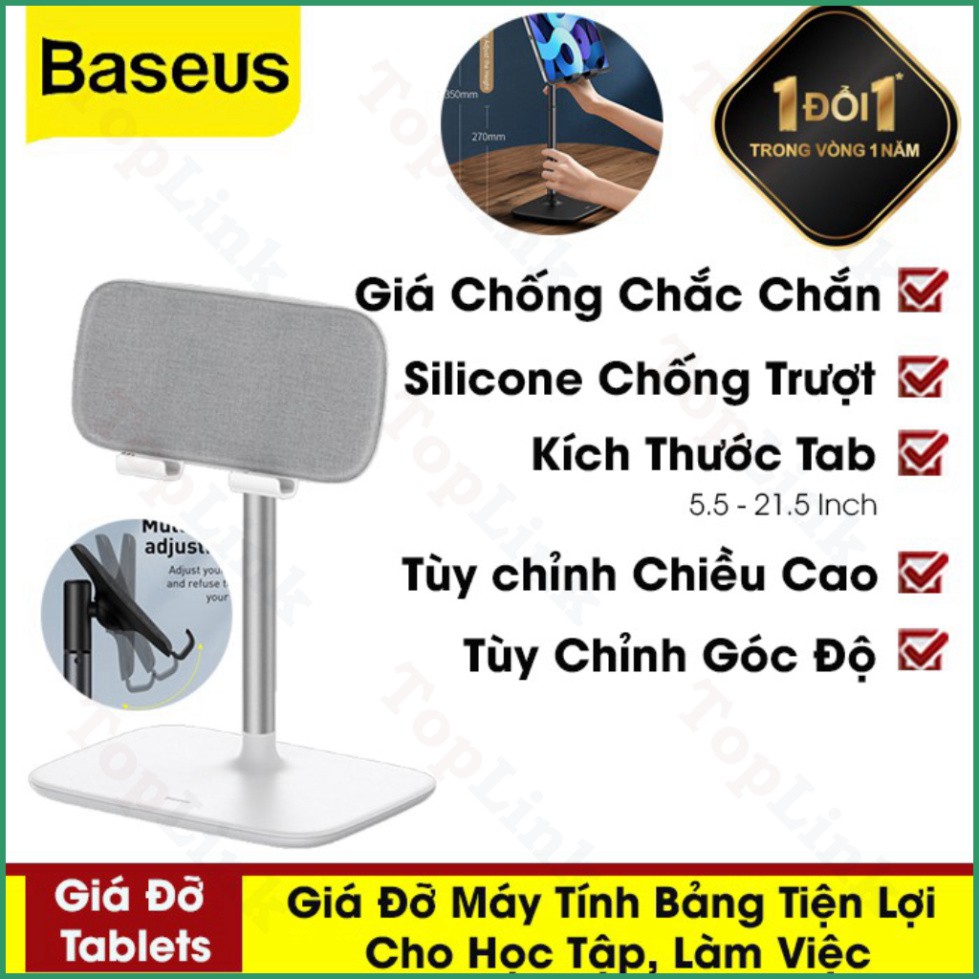 [Chính Hãng] Giá Đỡ Điện Thoại, Máy Tính Bảng Baseus Dành Cho Ipad Air, Giá Đỡ Đứng Tiện Lợi Cho Học Tập, Làm Việc