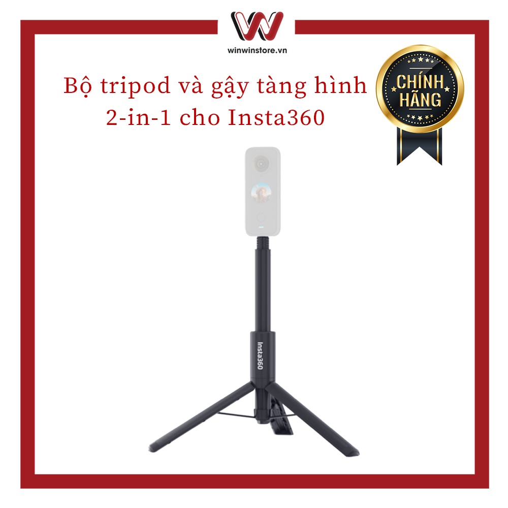 Bộ tripod và gậy tàng hình 2in1 cho Insta360