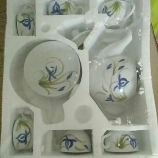 Bộ ấm chén sứ bát tràng