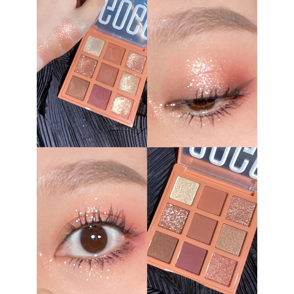 Bảng Mắt 9 Màu Vỏ Da Dupe Huda