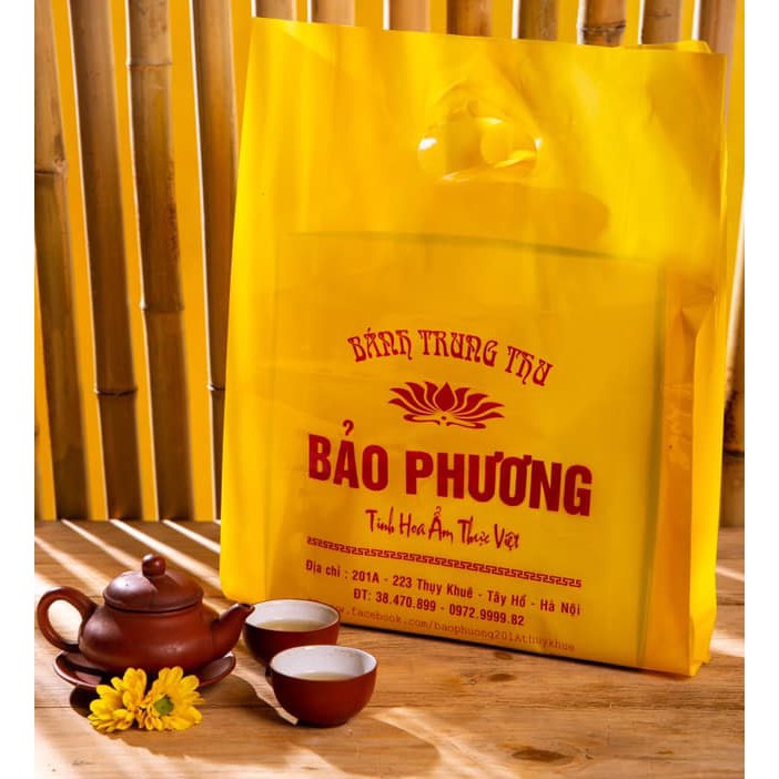 Hộp 2 Bánh Trung Thu Bảo Phương Nướng, Dẻo Đậu Xanh - BP8