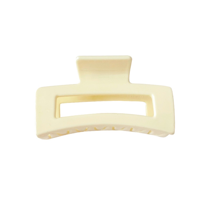 2022 Kẹp Tóc Cỡ Lớn Màu Trắng