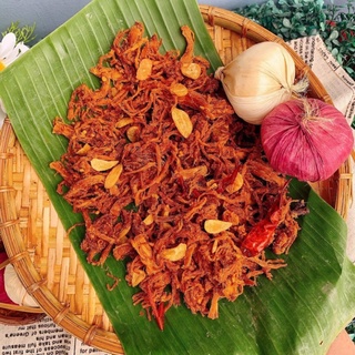 Xả kho túi zip khô heo cháy tỏi loại 1 thơm ngon 100g