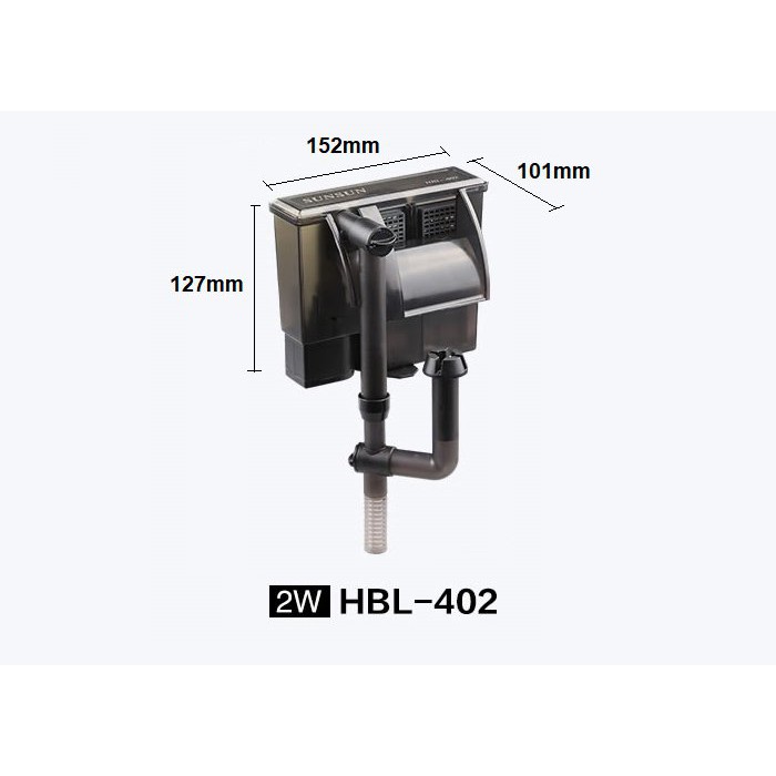 (GÍA TỐT NHẤT) Lọc thác dáng mỏng SUNSUN HBL-402 , HBL-403