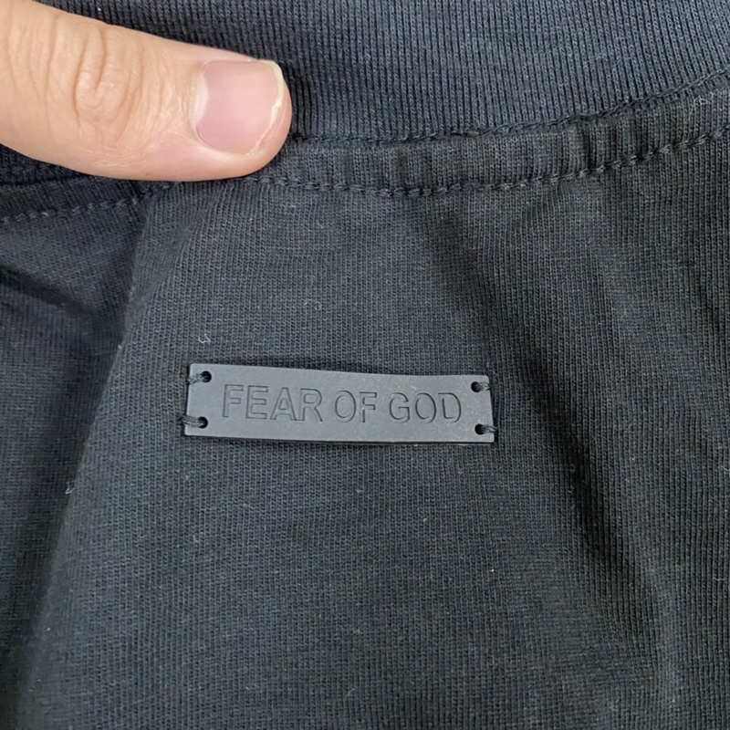 Áo thun Fear Of God FOG 7TH Collection Baseball màu đen chất liệu vải cotton cao cấp, Áo tee FOG Baseball unisex oversiz