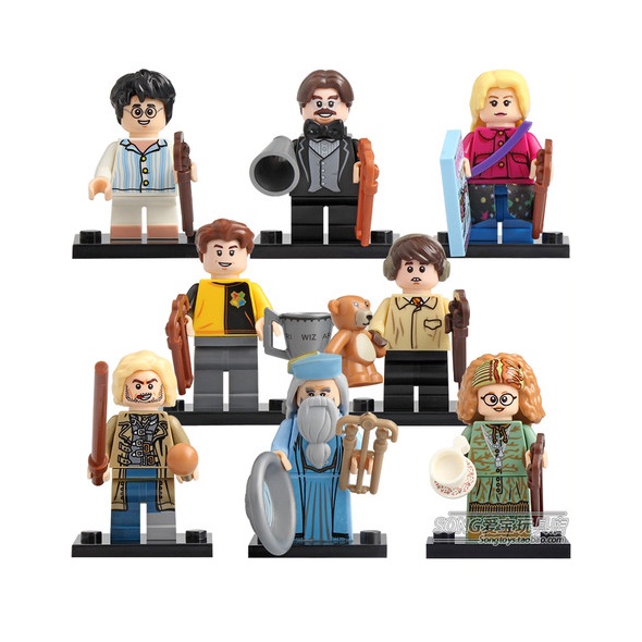 Bộ 8 nhân vật minifigures Harry Potter WM6041