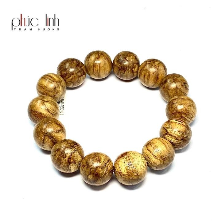 Vòng Tay Trầm Tự Nhiên Malai 16 ly PHÚC LINH