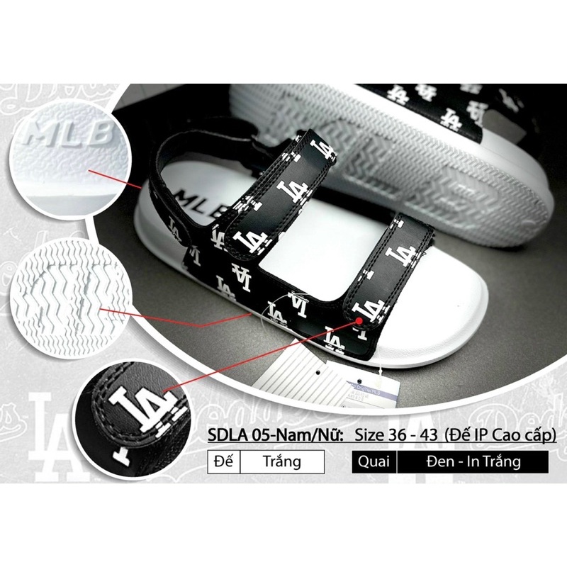 DÉP SANDAL M.L.B CHUNKY MONOGRAM SIÊU ÊM CHO NAM VÀ NỮ