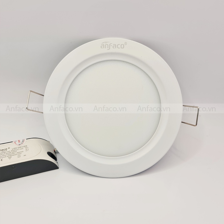 Đèn Âm Trần Anfaco AFC 608 8W/9W/12W Siêu Mỏng Cao Cấp - Đèn Led Âm Trần