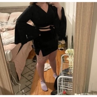 [ BIGSIZE TRÊN 55KG ] CHÂN VÁY THUN XẺ ĐÙI bigsize nữ