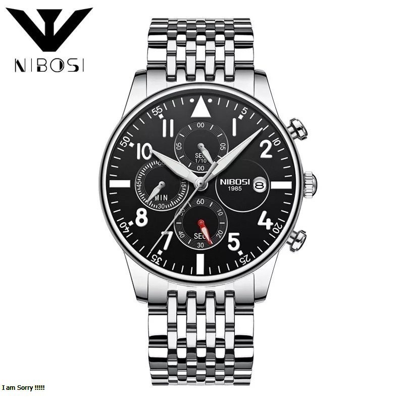 Đồng hồ nam chính hãng - ĐỒNG HỒ NAM NIBOSI SIÊU MỎNG DÂY VỎ INOX NGUYÊN KHỐI HÀNG HÃNG FULL BOX | BigBuy360 - bigbuy360.vn