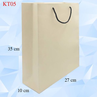 Combo 50 Túi kraft trơn KT05 (KT: 35 x 27 x 10 cm)