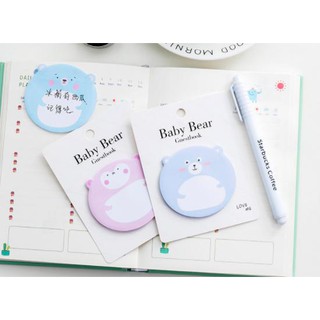 Giấy note Baby Bear 30 sheets